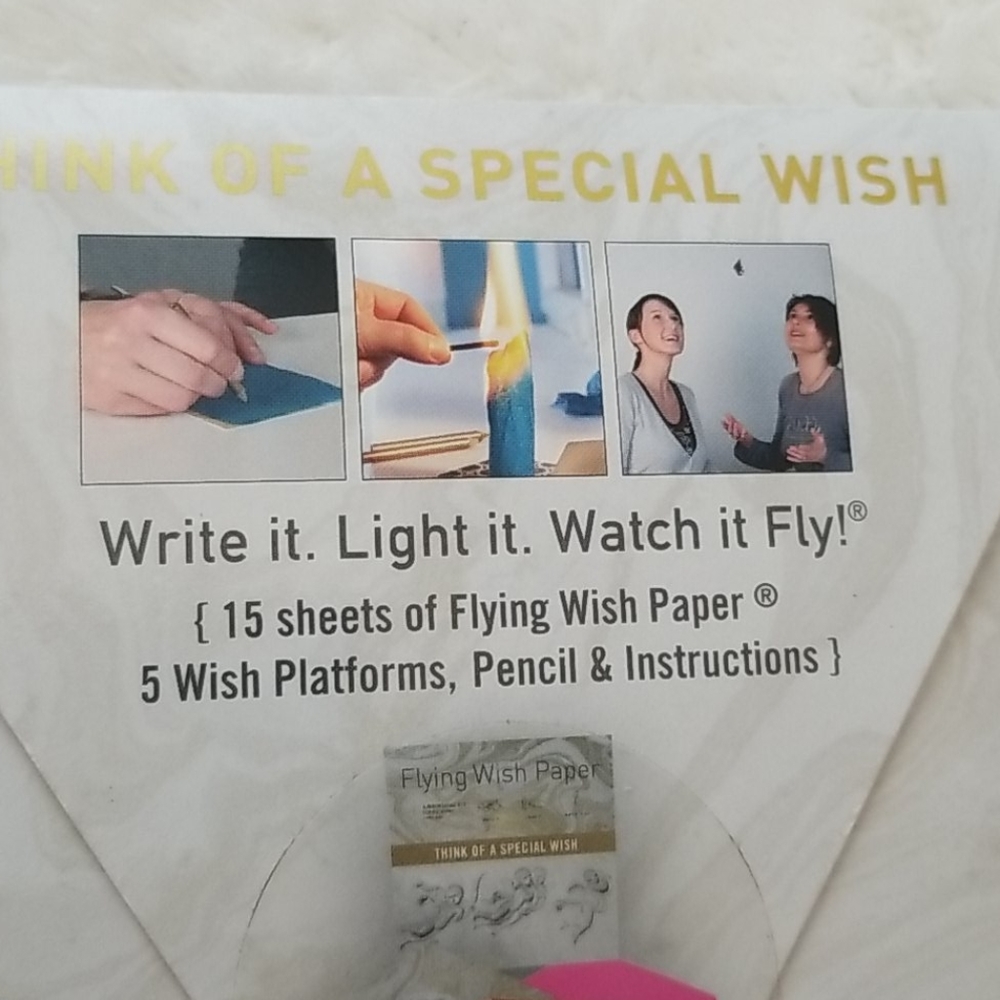 Flying Wish paper (angels) - Picture 3 of 4